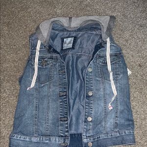 Mudd Jean Vest w/ Hood